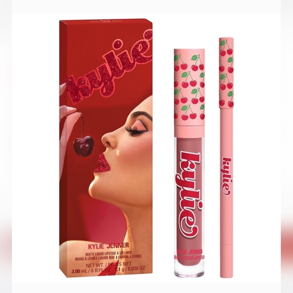 4️⃣0️⃣ Authentic Limited edition Kylie Cosmetics About Last Night lip kit.